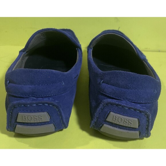Hugo Boss Men’s Suede Loafers Blue Size 11.5